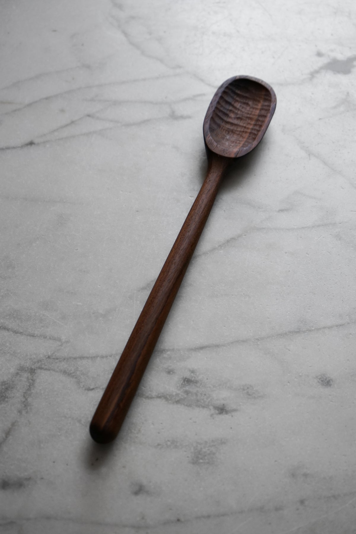 walnut long bowl spoon
