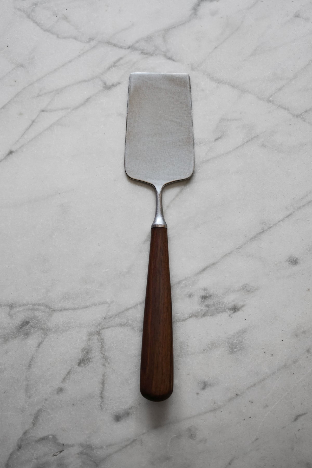 Metal and Walnut Spatula
