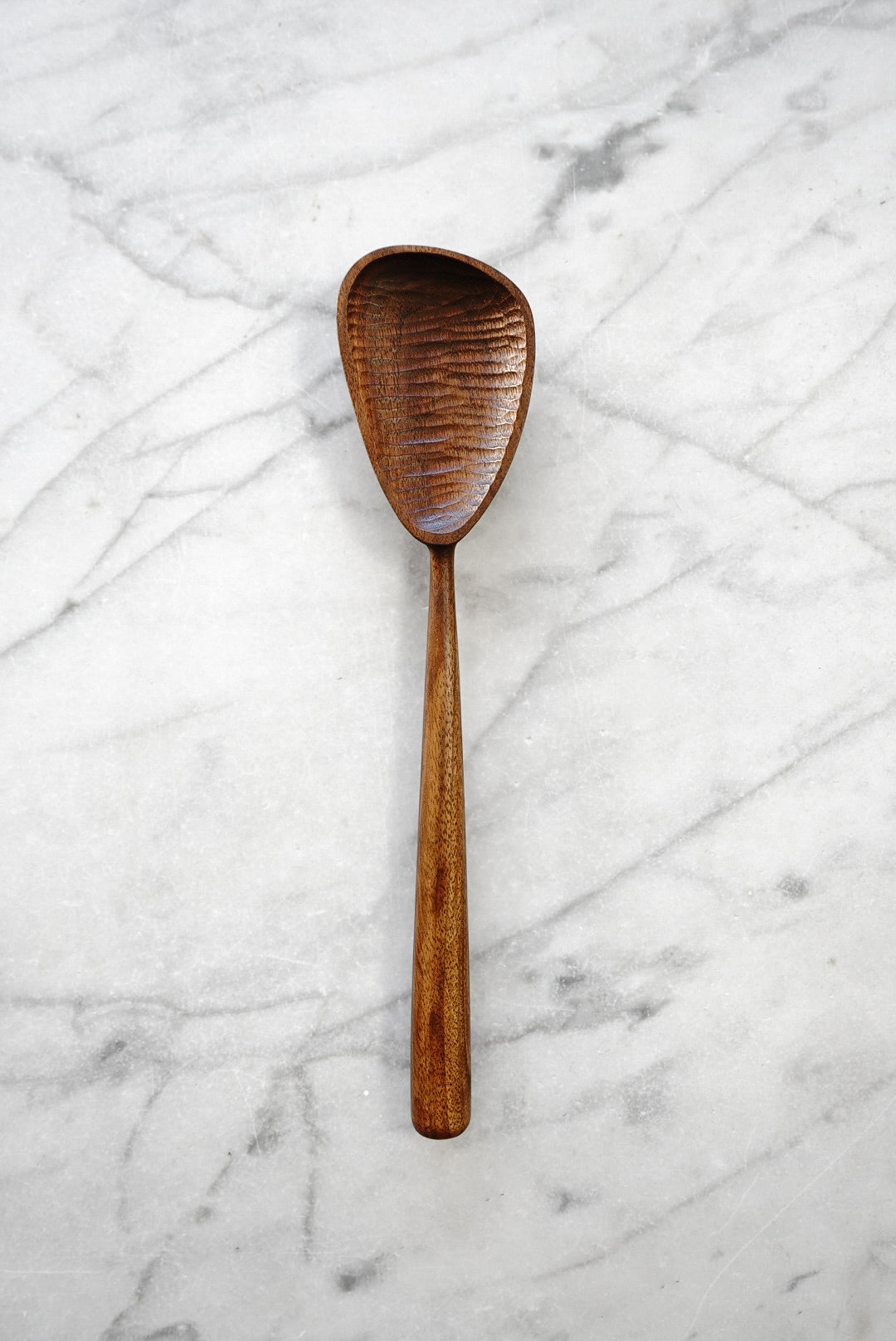 Modern Cooking Spoon - Walnut, Cherry, or Maple Wood