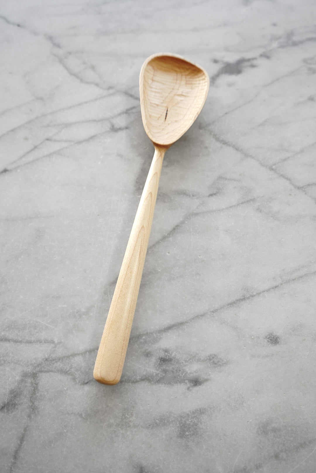 Modern Cooking Spoon - Walnut, Cherry, or Maple Wood