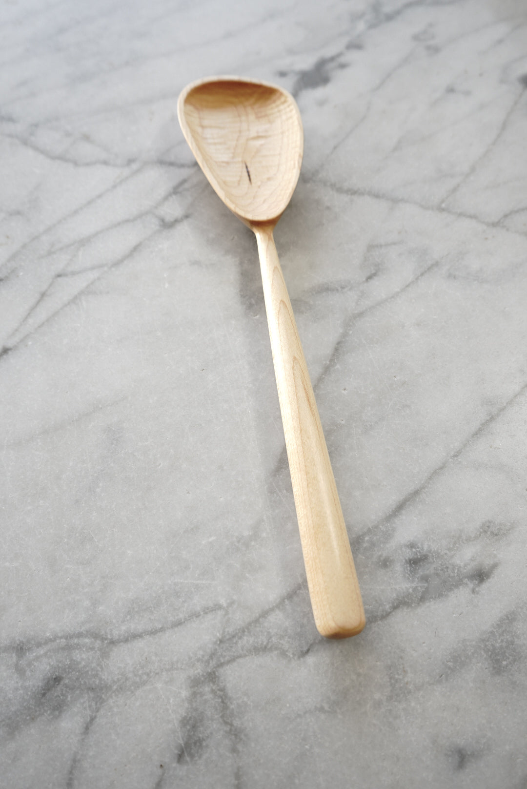 Modern Cooking Spoon - Walnut, Cherry, or Maple Wood