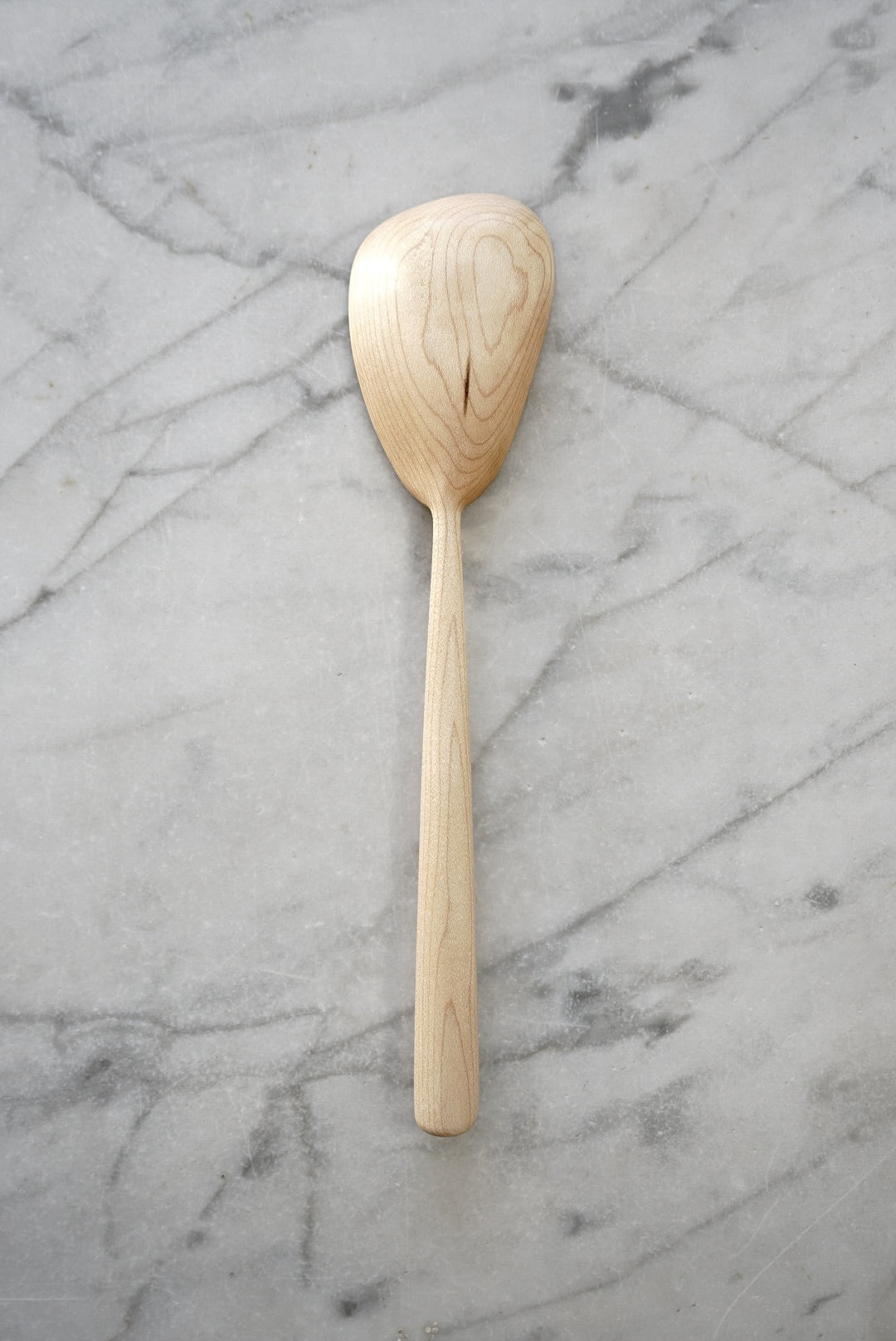 Modern Cooking Spoon - Walnut, Cherry, or Maple Wood