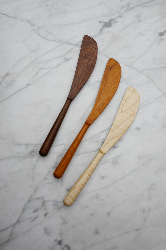 The Scrambler Spatula - Walnut, Cherry, or Maple Wood
