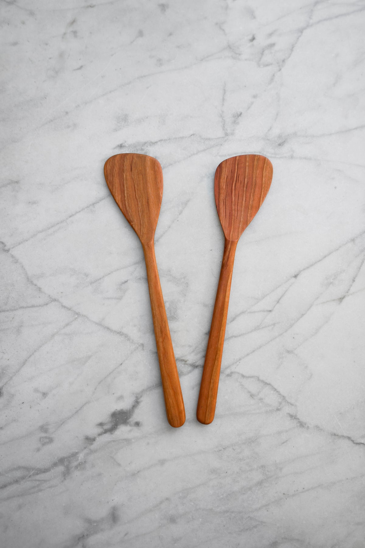 Flat Line - Modern Salad Set - Walnut, Cherry, and Maple Wood