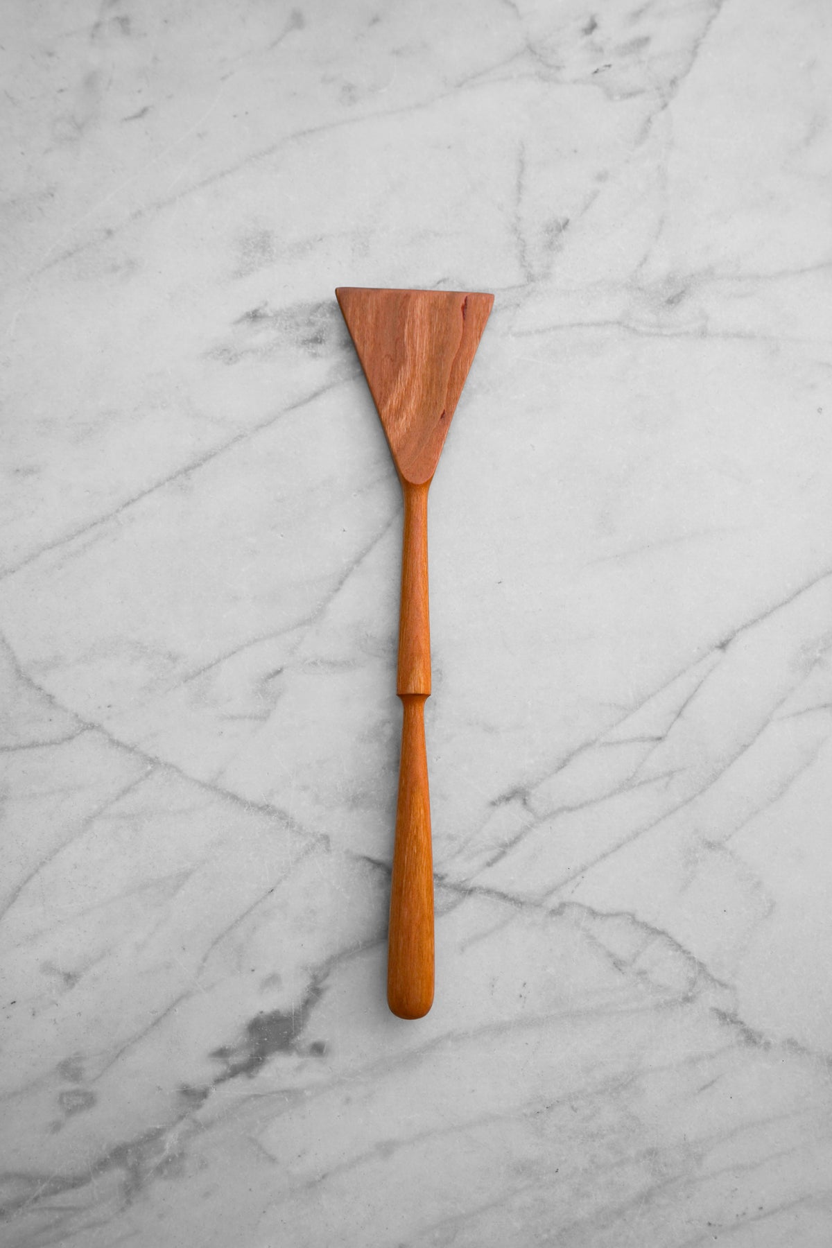Triangle Spatula - Pinched Handle - Walnut or Cherry Wood