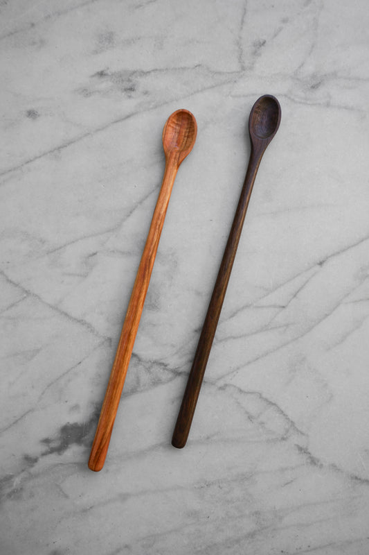Flat Line - Tasting Spoon - Walnut or Cherry Wood