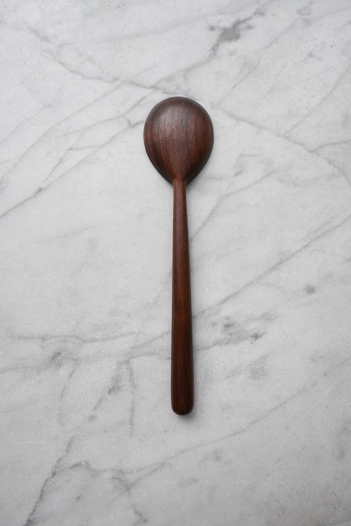 Oval Cooking Spoon - Walnut Wood