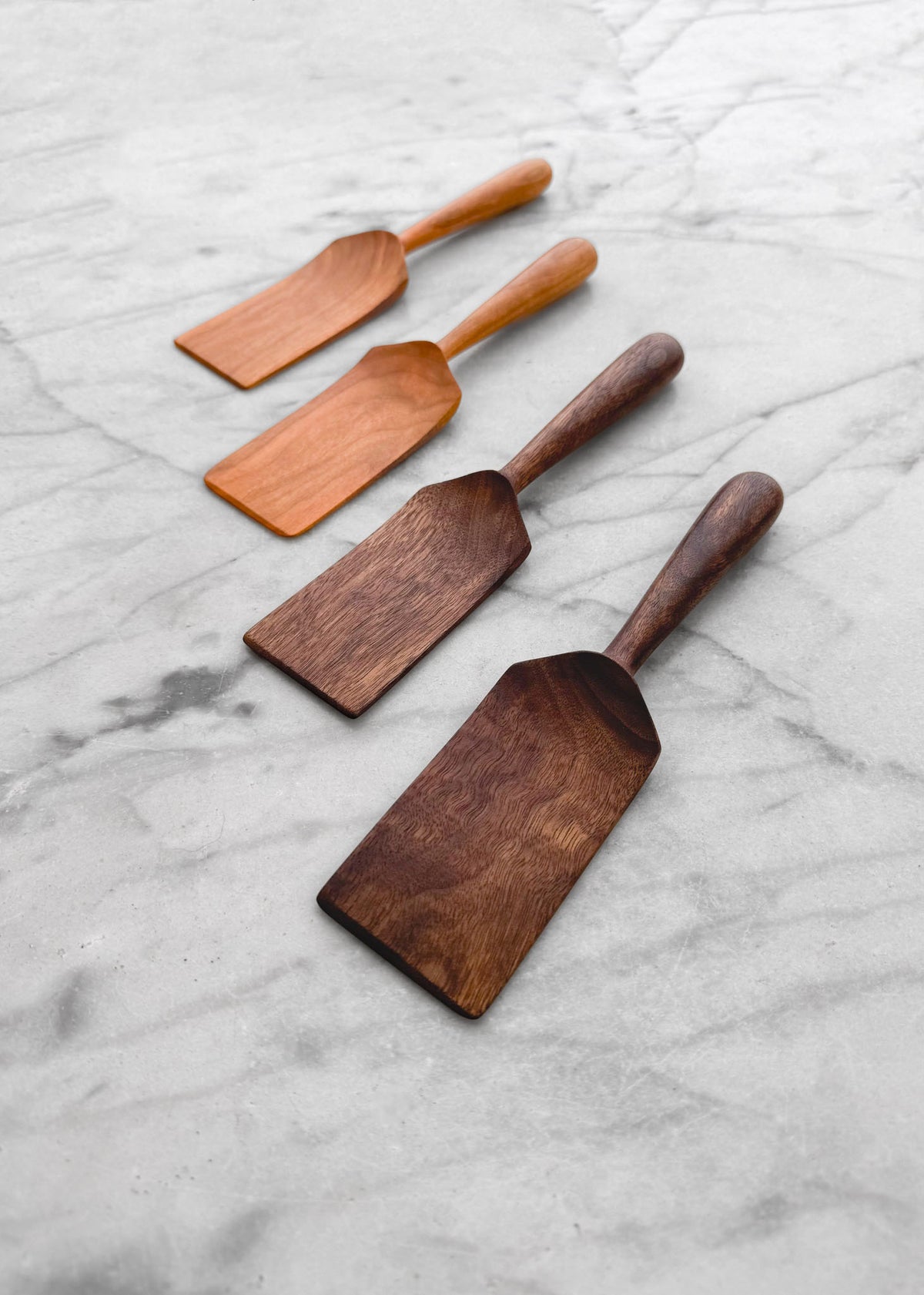 Mini Flipper Spatula - Walnut or Cherry Wood