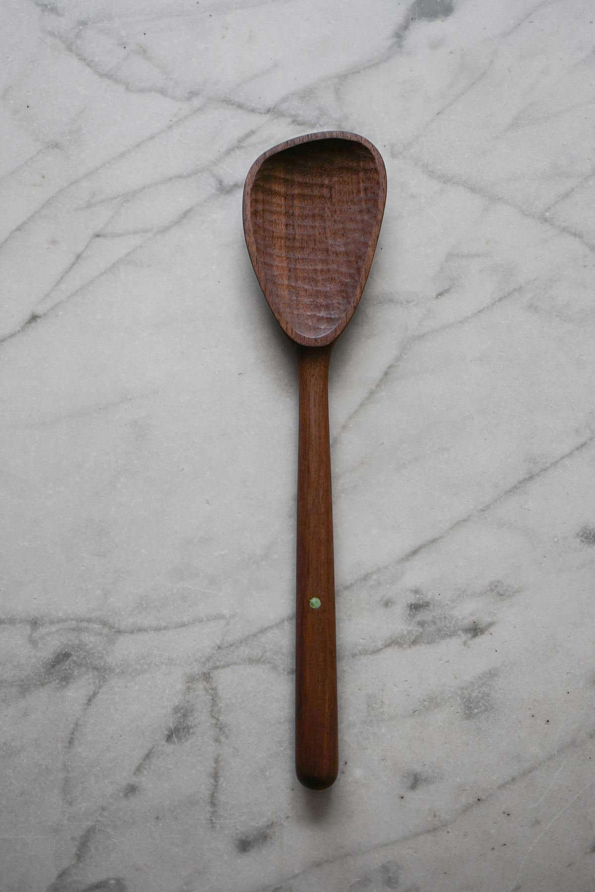 Modern Walnut and Turquoise Cooking Spoon